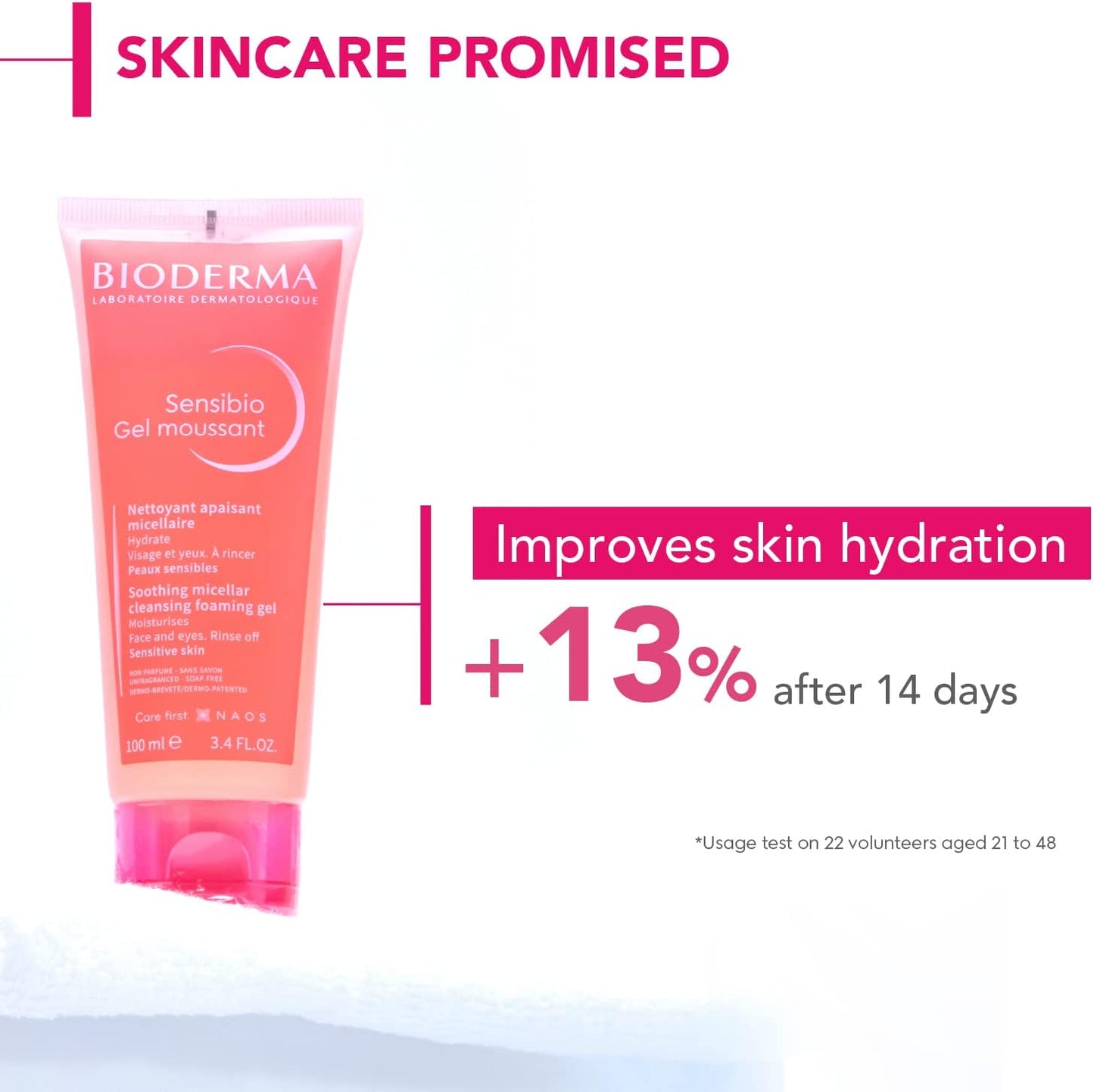 Bioderma Sensibio Gentle Soothing Micellar Cleansing Foaming Gel For Sensitive Skin(500ml)